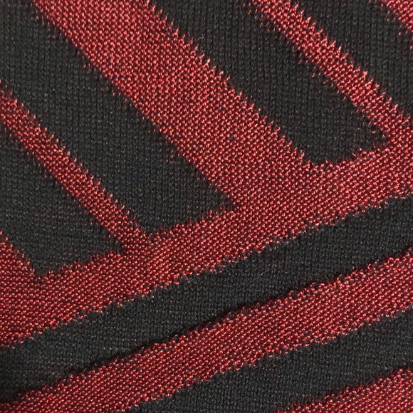 DANA BUCHMAN Asymmetrical Striped Scoop Neck Lightweight Sweater w/3/4 Sleeves - Picture 13 of 16